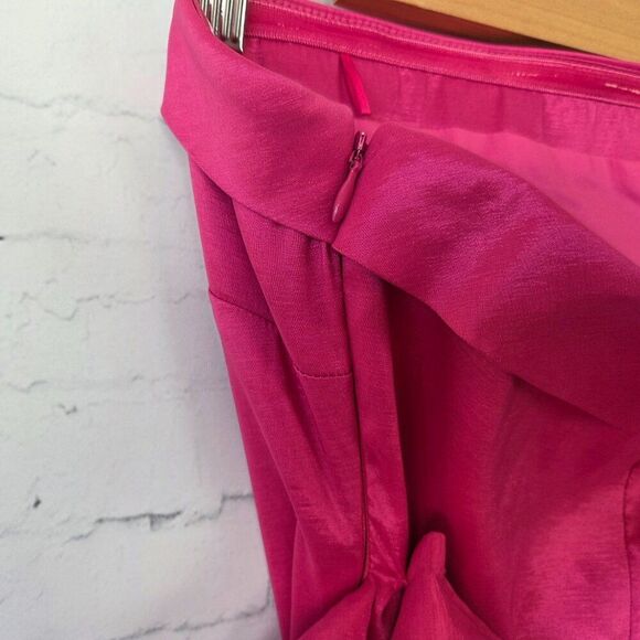 Likely Merino Dress Size 2 Fuchsia Pink Strapless Prom Homecoming Big Bow NEW - Picture 8 of 15